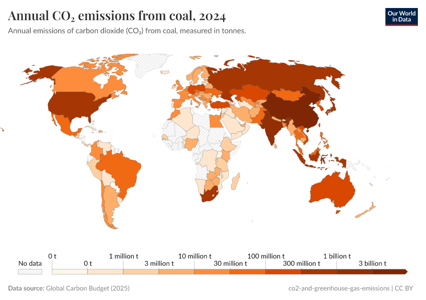A thumbnail of the "Annual CO₂ emissions from coal" chart