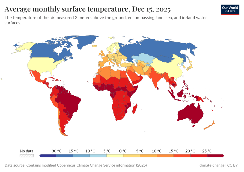 A thumbnail of the "Average monthly surface temperature" chart