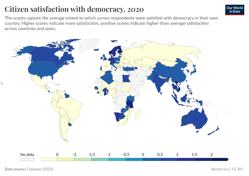 A thumbnail of the "Citizen satisfaction with democracy" chart