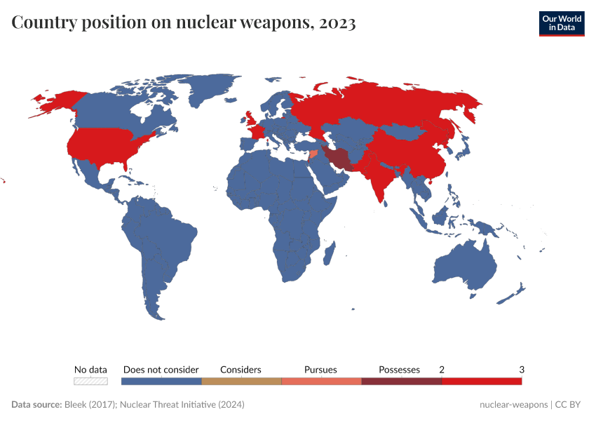 A thumbnail of the "Country position on nuclear weapons" chart