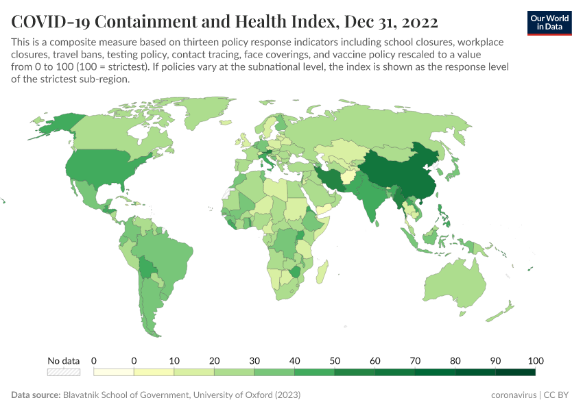 A thumbnail of the "COVID-19 Containment and Health Index" chart