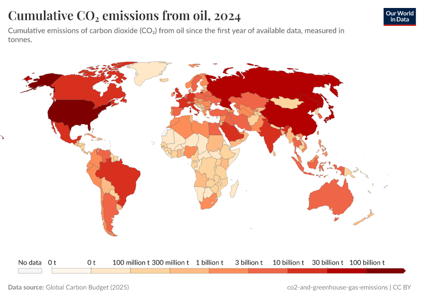 A thumbnail of the "Cumulative CO₂ emissions from oil" chart