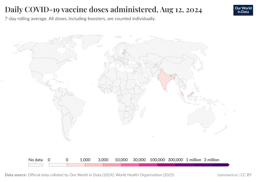 A thumbnail of the "Daily COVID-19 vaccine doses administered" chart