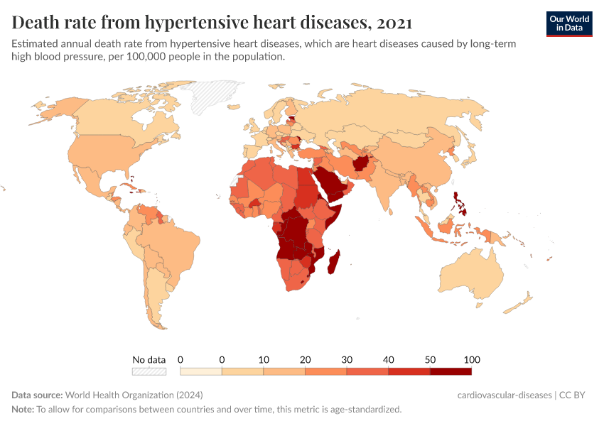 A thumbnail of the "Death rate from hypertensive heart diseases" chart