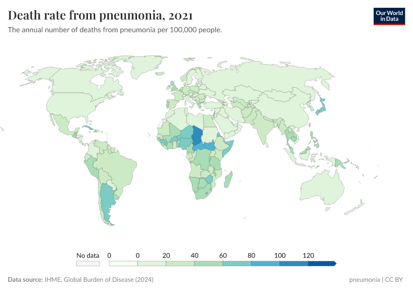 A thumbnail of the "Death rate from pneumonia" chart