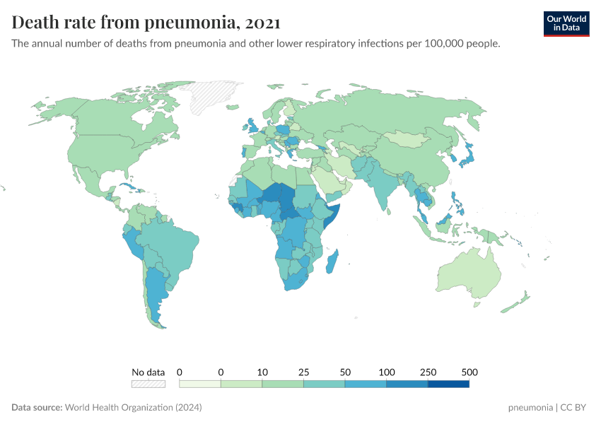 A thumbnail of the "Death rate from pneumonia" chart