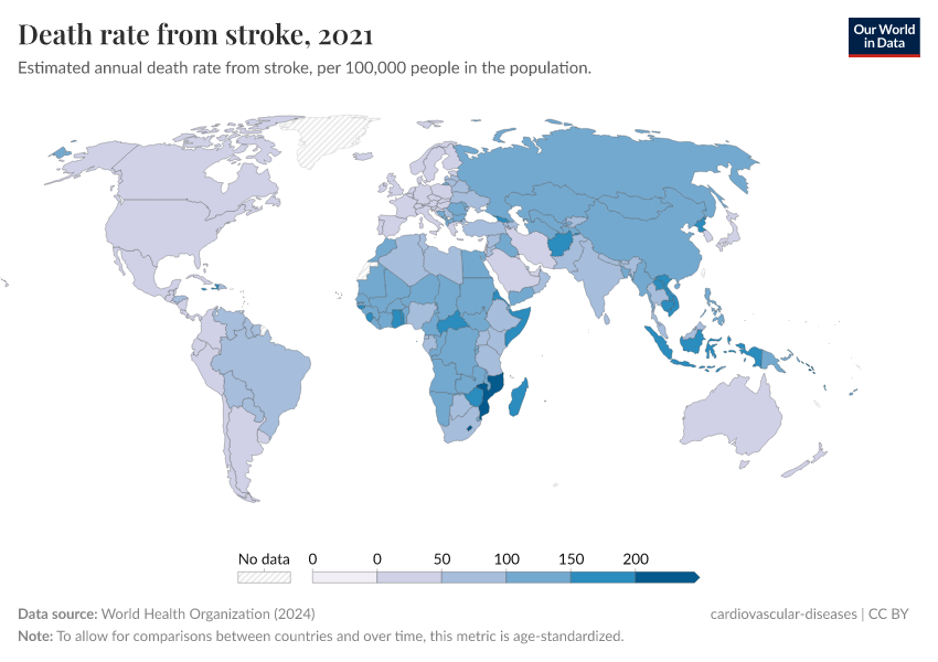 A thumbnail of the "Death rate from stroke" chart