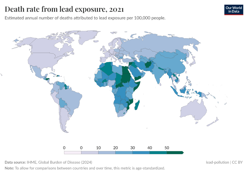 A thumbnail of the "Death rate from lead exposure" chart