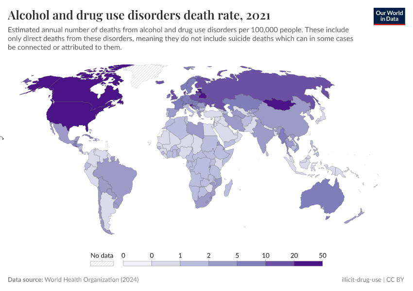 A thumbnail of the "Alcohol and drug use disorders death rate" chart