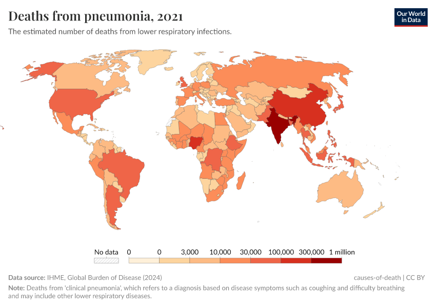A thumbnail of the "Deaths from pneumonia" chart