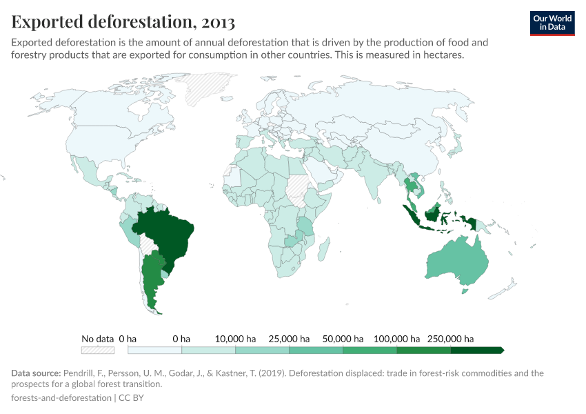 A thumbnail of the "Exported deforestation" chart
