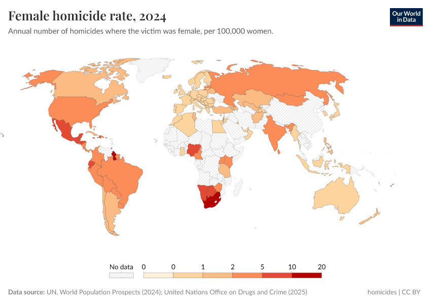 A thumbnail of the "Female homicide rate" chart