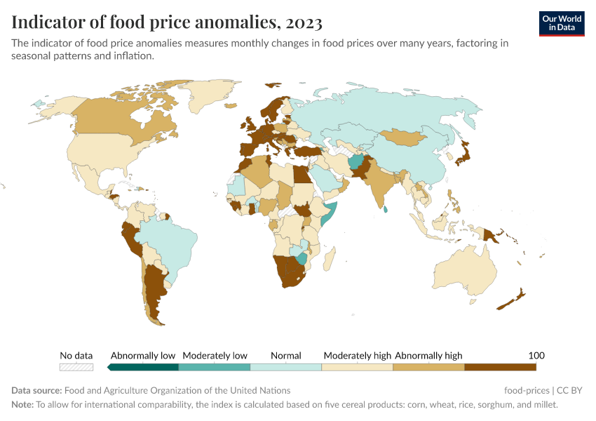A thumbnail of the "Indicator of food price anomalies" chart