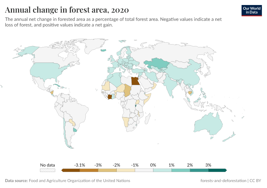 A thumbnail of the "Annual change in forest area" chart