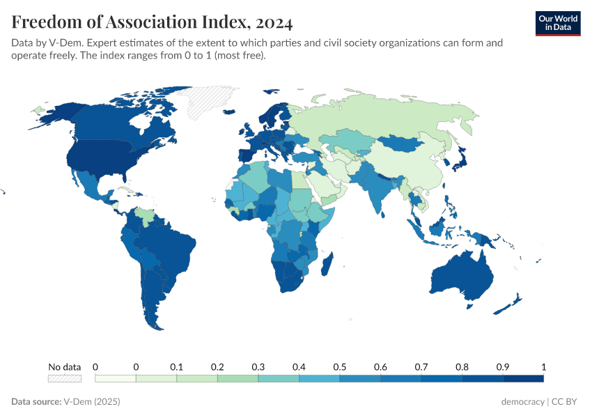 A thumbnail of the "Freedom of association index" chart