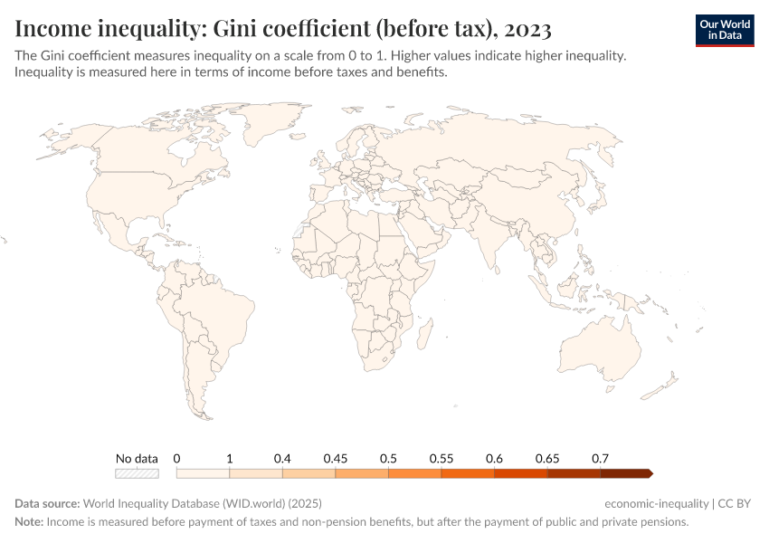 A thumbnail of the "Income inequality: Gini coefficient (before tax)" chart