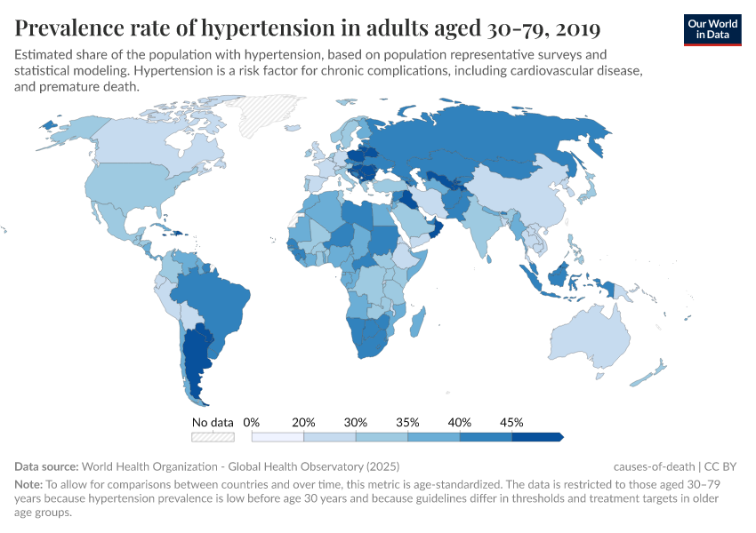 A thumbnail of the "Prevalence rate of hypertension in adults aged 30-79" chart