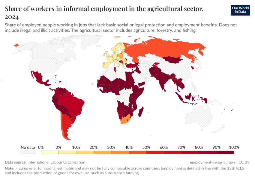 A thumbnail of the "Share of informal employment in agriculture" chart