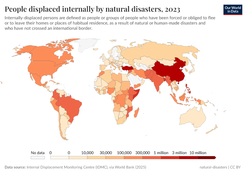 A thumbnail of the "People displaced internally by natural disasters" chart