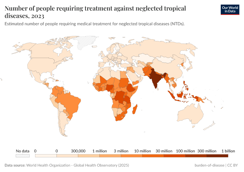 A thumbnail of the "Number of people requiring treatment against neglected tropical diseases" chart