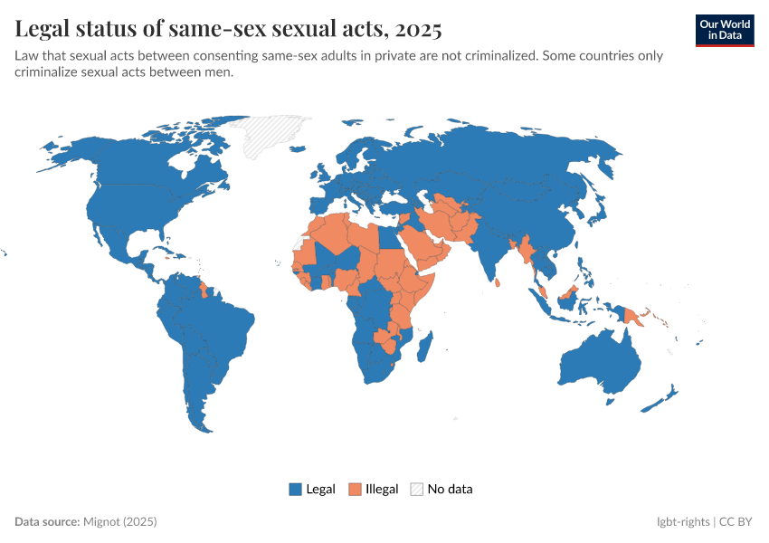 A thumbnail of the "Legal status of same-sex sexual acts" chart