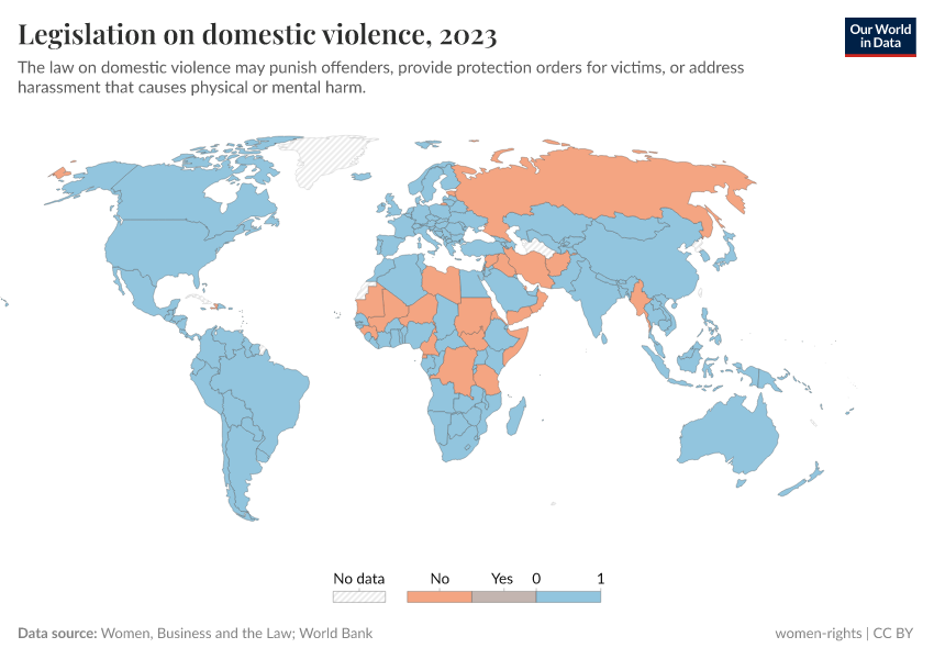 A thumbnail of the "Legislation on domestic violence" chart