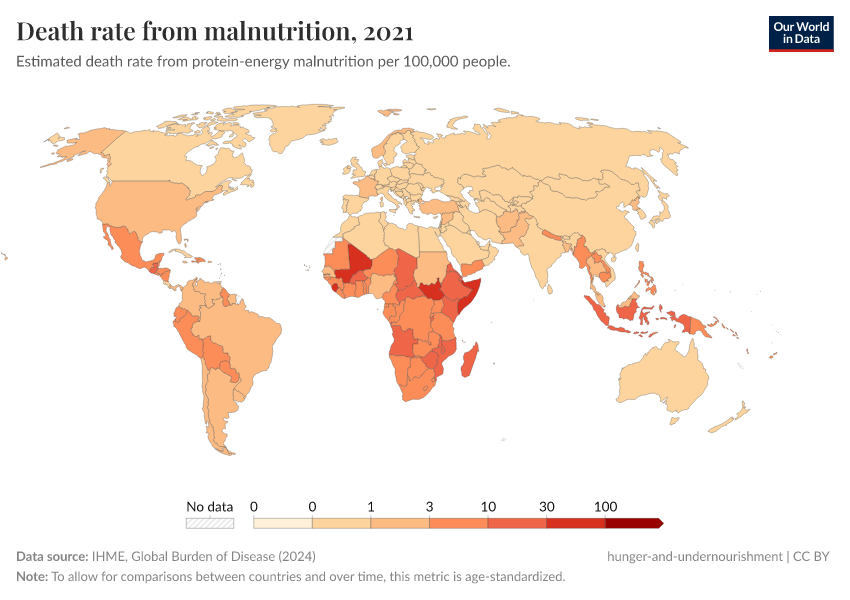 A thumbnail of the "Death rate from malnutrition" chart