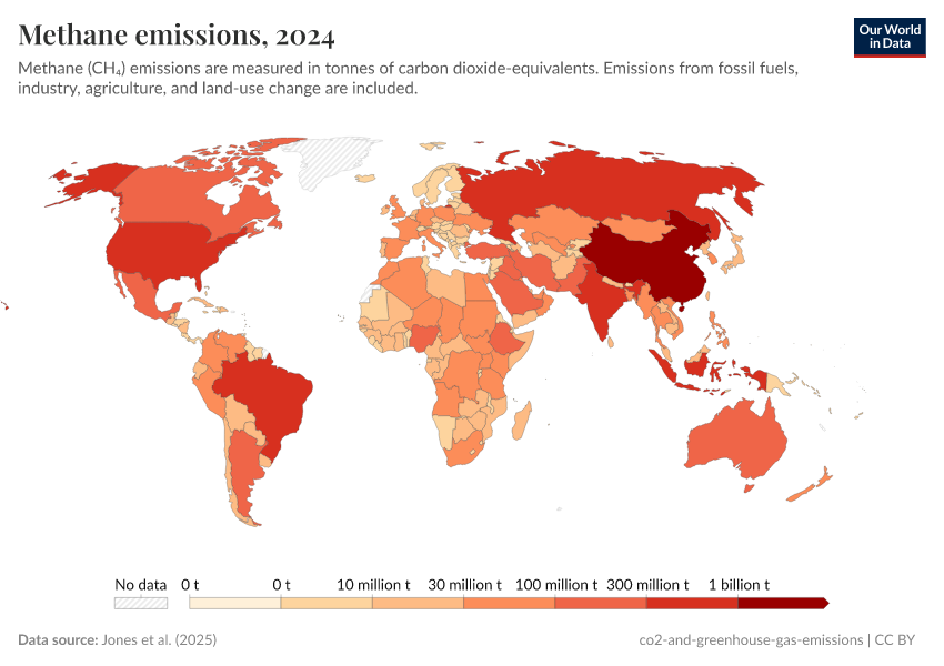 A thumbnail of the "Methane emissions" chart
