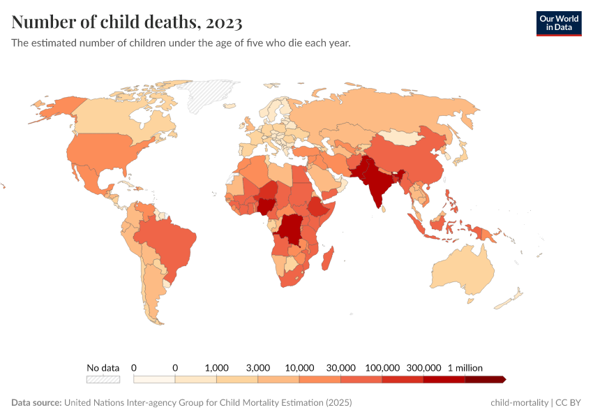 A thumbnail of the "Number of child deaths" chart