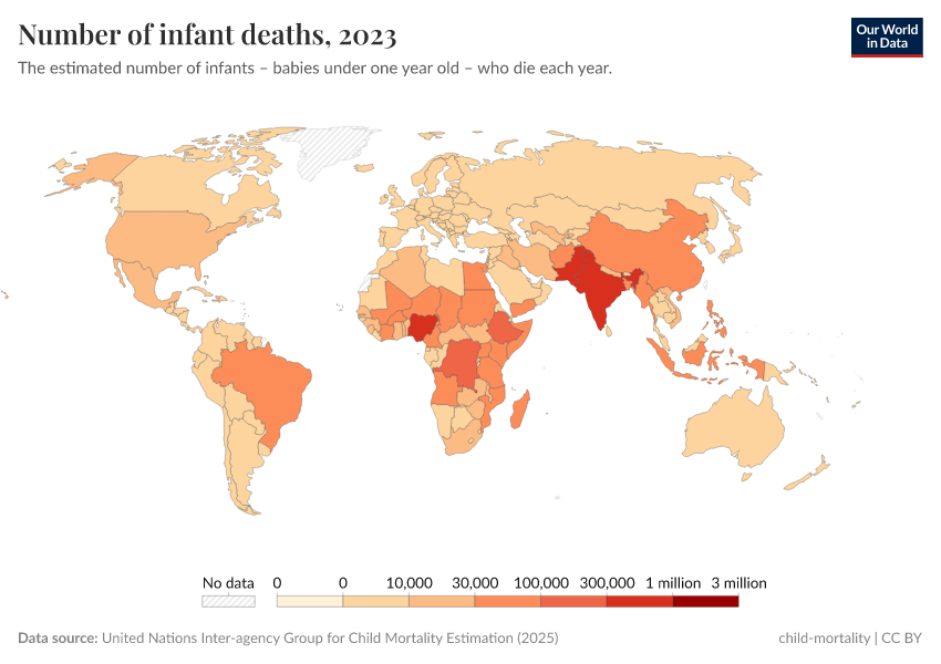 A thumbnail of the "Number of infant deaths" chart