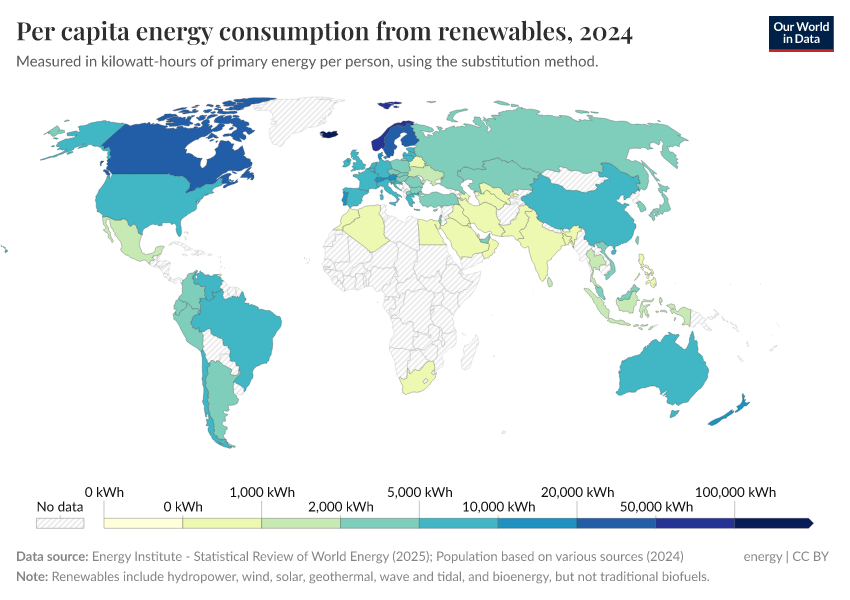 A thumbnail of the "Per capita energy consumption from renewables" chart