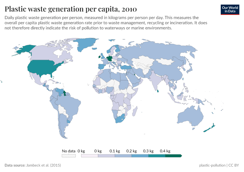 A thumbnail of the "Plastic waste generation per capita" chart