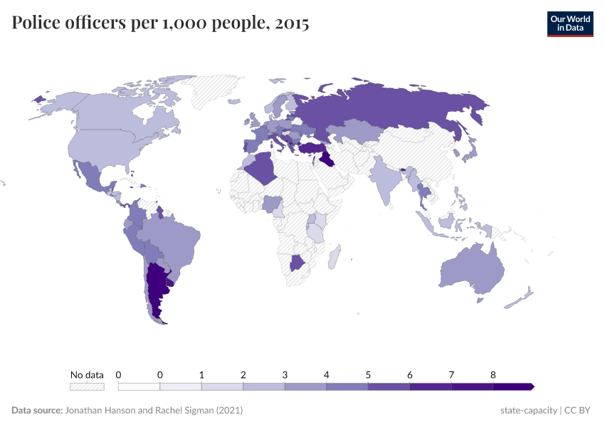 A thumbnail of the "Police officers per 1,000 people" chart