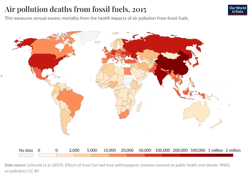 A thumbnail of the "Air pollution deaths from fossil fuels" chart