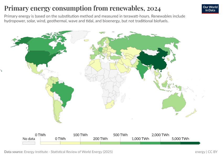 A thumbnail of the "Primary energy consumption from renewables" chart