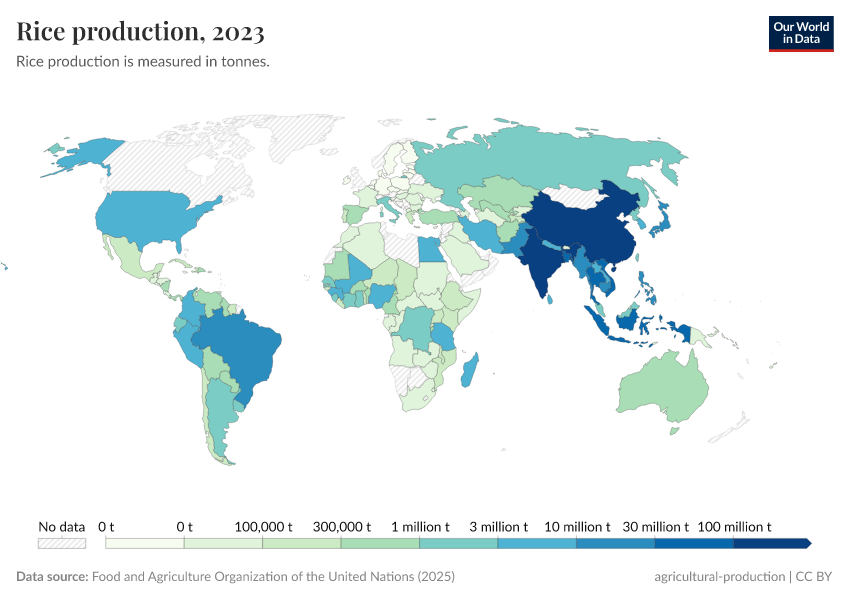 A thumbnail of the "Rice production" chart