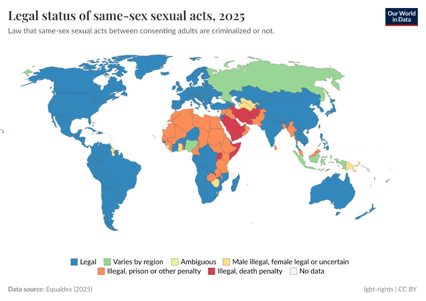 A thumbnail of the "Legal status of same-sex sexual acts" chart