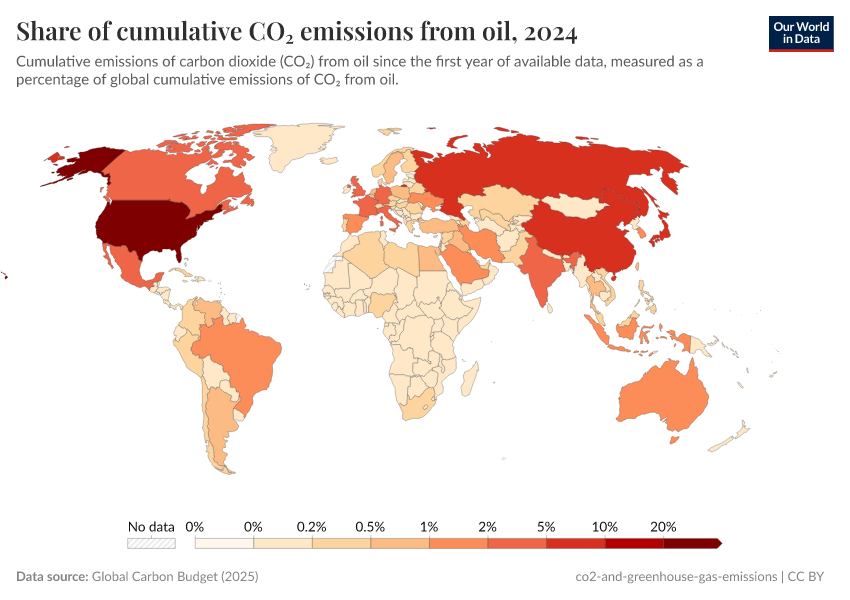A thumbnail of the "Share of cumulative CO₂ emissions from oil" chart