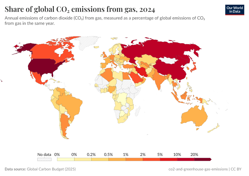 A thumbnail of the "Share of global CO₂ emissions from gas" chart