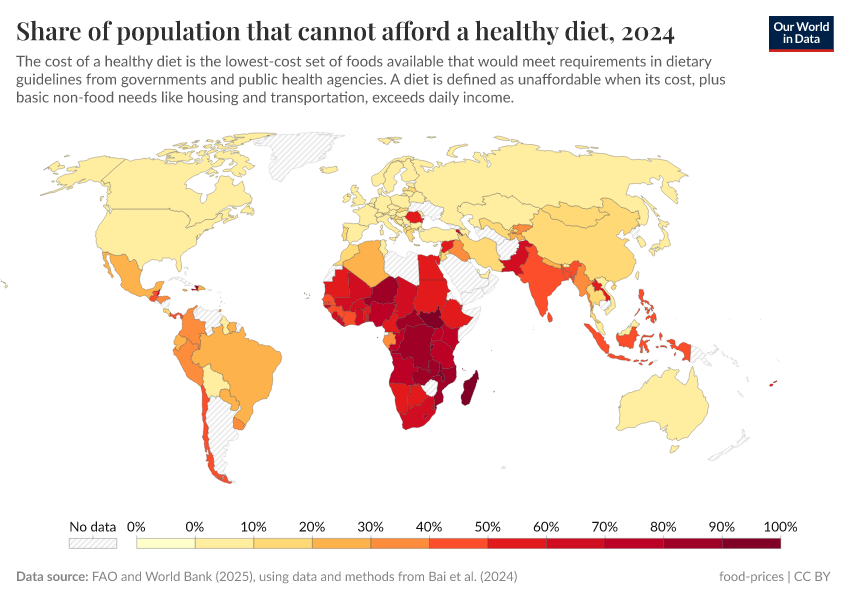 A thumbnail of the "Share of population that cannot afford a healthy diet" chart