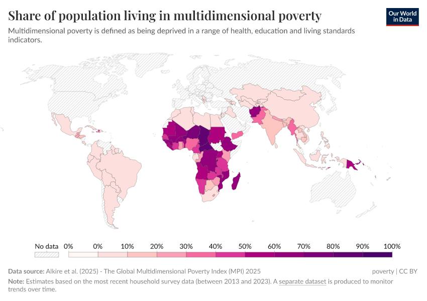 A thumbnail of the "Share of population living in multidimensional poverty" chart