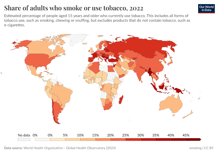 A thumbnail of the "Share of adults who smoke" chart