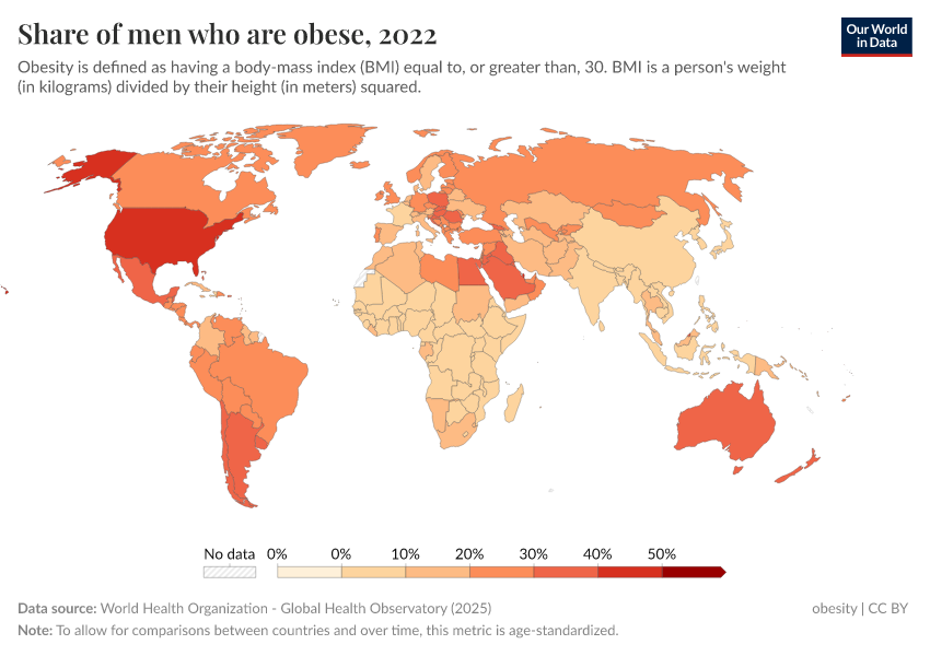 A thumbnail of the "Share of men who are obese" chart