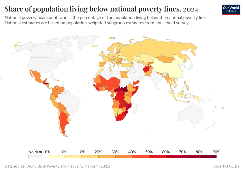 A thumbnail of the "Share of population living below national poverty lines" chart