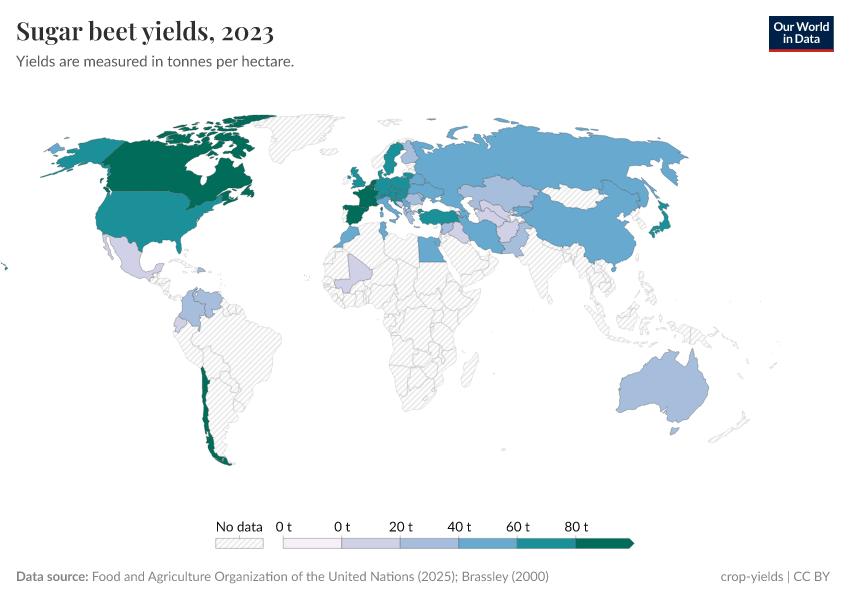 A thumbnail of the "Sugar beet yields" chart