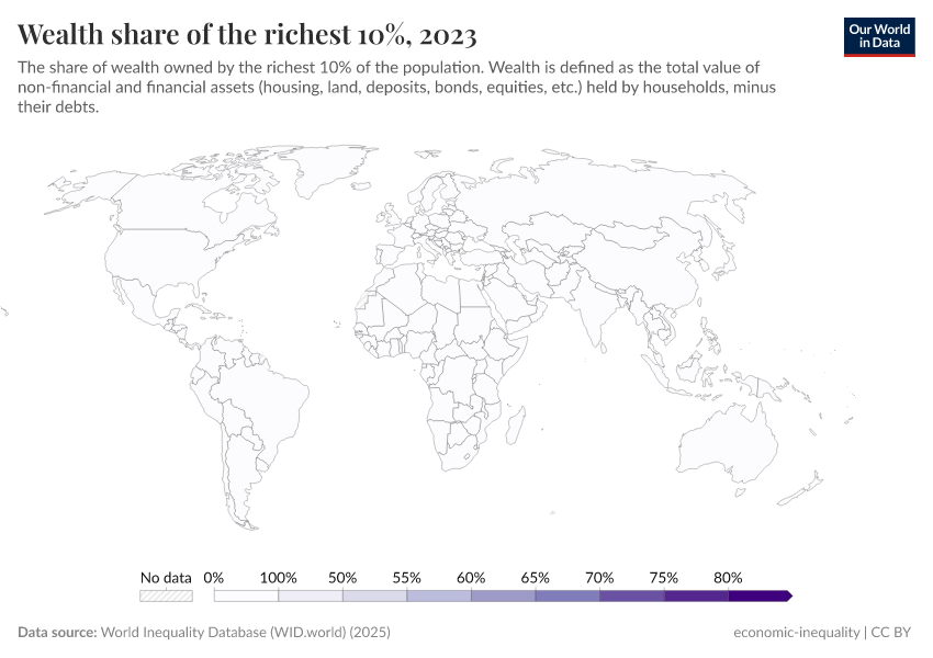 A thumbnail of the "Wealth share of the richest 10%" chart